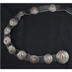 NAVAJO INDIAN CONCHO BELT