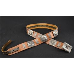 NAVAJO INDIAN CONCHO BELT