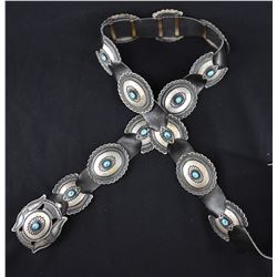 NAVAJO INDIAN CONCHO BELT