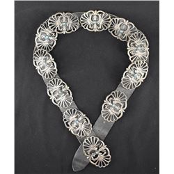 NAVAJO INDIAN CONCHO BELT