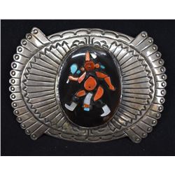 NAVAJO INDIAN BUCKLE (JENNIE BLACKGOAT)