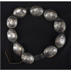 NAVAJO INDIAN STORY TELLER BELT