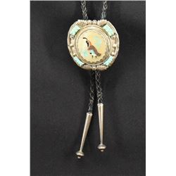 ZUNI INDIAN BOLO (LEONARD LONJOSE )