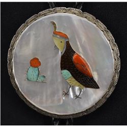 ZUNI INDIAN BOLO (ELLIOT QUALO)