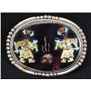 Image 1 : ZUNI INDIAN BUCKLE ( J.A. CALAVAZA)