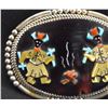 Image 5 : ZUNI INDIAN BUCKLE ( J.A. CALAVAZA)