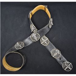 NAVAJO INDIAN CONCHO BELT