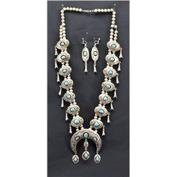 NAVAJO INDIAN NECKLACE (JIMMY LONG)