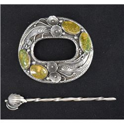 NAVAJO INDIAN HAIR BARRETTE