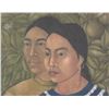 Image 3 : Frida Kahlo Mexican Modernist Signed Linocut