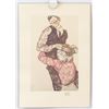 Image 2 : Egon Schiele Austrian Modernist Signed Linocut