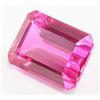 Image 2 : 14.60ct Emerald Cut Pink Natural Garnet Pyrope GGL