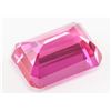 Image 3 : 14.60ct Emerald Cut Pink Natural Garnet Pyrope GGL