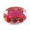 Image 1 : 21.45ct Oval Cut Blood Red Natural Ruby GGL