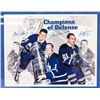 Image 1 : NHL '67 Autographed Champion of Defense Photo No.