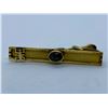 Image 1 : 10K TIE CLIP WITH STAR SAPPHIRE