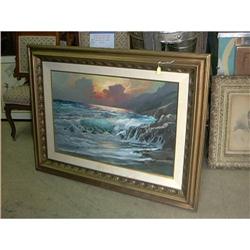 Large Sea Shore Oil by Alex Dzigurshi #1172338