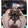 Image 1 : 14kt TWO COLOR GOLD DIAMOND FANCY COCKTAIL RING#1172419
