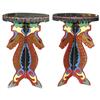 Image 1 : Art deco magician tables, pair (retro vintage) #1172457