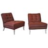 Image 1 : Pair Slipper Chairs in Billy Haines style-retro#1172513