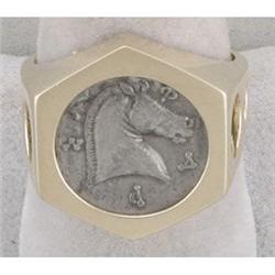 Ancient Greek Coin Ring #1172623