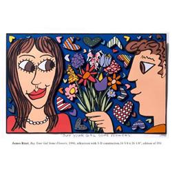 Buy Your Gal Some Flowers  3D pop art by James #1172633