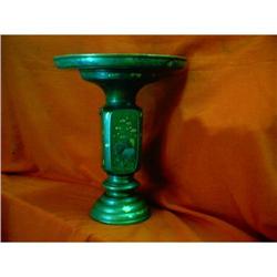 19th CT BRONZE SILVER AND GOLD INLAID VASE #1172655