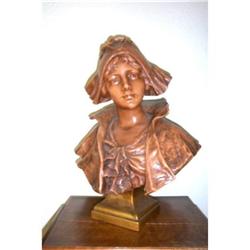 Terracotta Sculpture Country Dutch Girl  #1172688