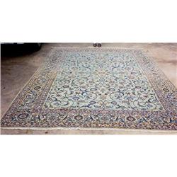 Handwoven persian rug Kashan, Iran 10.7x13.4 #1172690