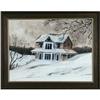 Image 1 : ?Winter Scene?, landscape, oil on #1182279
