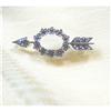 Image 1 : EDWARDIAN ROSE DIAMOND "Arrow & Wreath PIN #1182484
