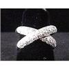 Image 1 : Italian Diamond Cross Ring #1183097