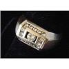 Image 1 : Man's Gold and Diamond Ring #1183100