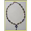Image 1 : VICTORIAN ARTS CRAFTS NECKLACE AMETHYST SILVER #1183118
