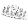 Image 1 : WHITE GOLD ENGAGEMENT RING DIAMONDS 2.30 #1196027
