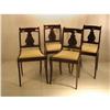 Image 1 : Set of Four Mahogany Klismos Chairs #1196071