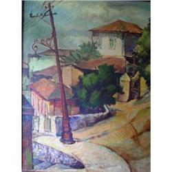 Carmélio Oil on Canvas Painting, "The Path" #1196118