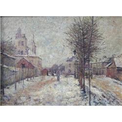 Amazing MONET School Painting, "The Street" #1196138