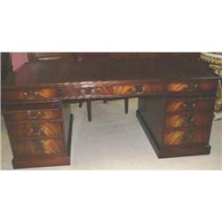 Mahogany Partner's Desk #1196147