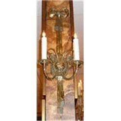 Pair Of French Brass Sconces #1196151