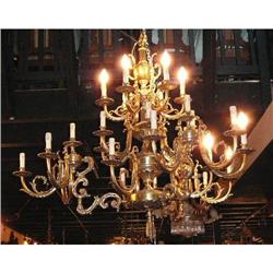 Antique Bronze Chandelier #1196157