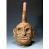 Image 1 : Macabre Pre-Columbian Stirrup Human Skull #1196413