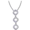 Image 1 : WhiteGold DIAMOND PENDANT NECKLACE #1209512