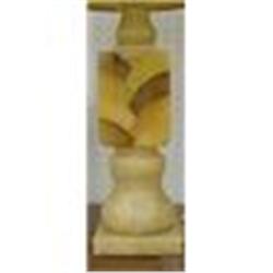 PAIR ALABASTER LAMPS #1209739