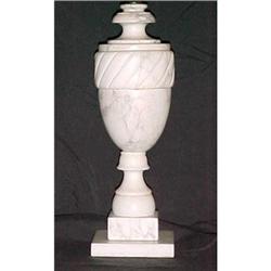 PAIR MARBLE URN LAMPS #1209743