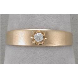 Rose Gold Victorian Diamond Ring #1209753