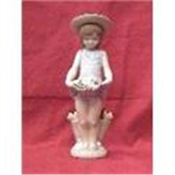 Lladro Porcelain Figurine( little girl with #1209870