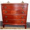 Image 1 : Mahogany Federal Style Bachelor Chest c.1940 #1209907