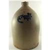 Image 1 : Edmans & Co. 2 Gallon Jug BLue Slip Glaze Quill#1210009