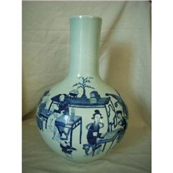 chinese blue and white porcelain vase #1210093